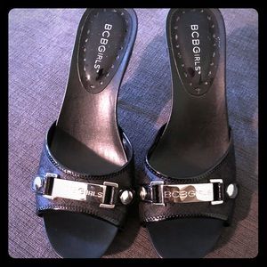 BCBG GIRLS BLACK SANDALS